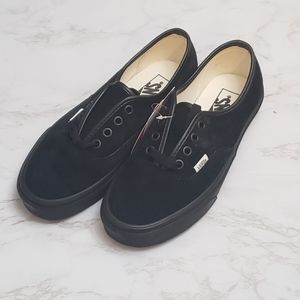 Vans Authentic Black Pig Suede